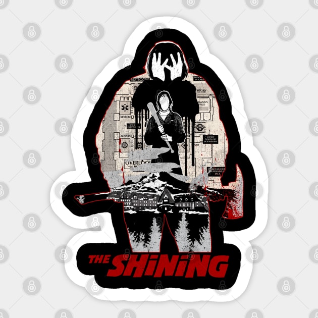 THE SHINING Sticker by The Grand Guignol Horror Store